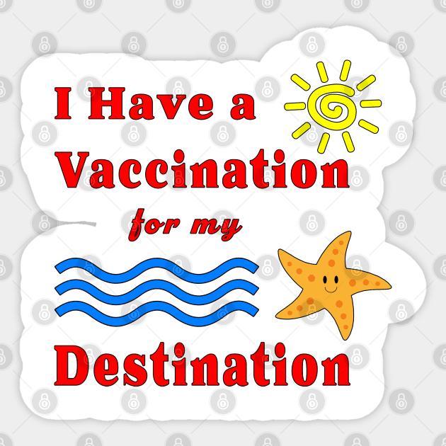 Vaccination for my Destination Caribbean Vacation Sticker by Maxx Exchange